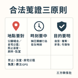 偵防器材重要性 三方徵信社-律師見證/合約保證 偵防器材重要性