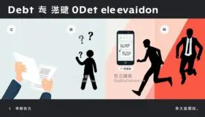債務人惡意欠錢不還的常見情境示意圖