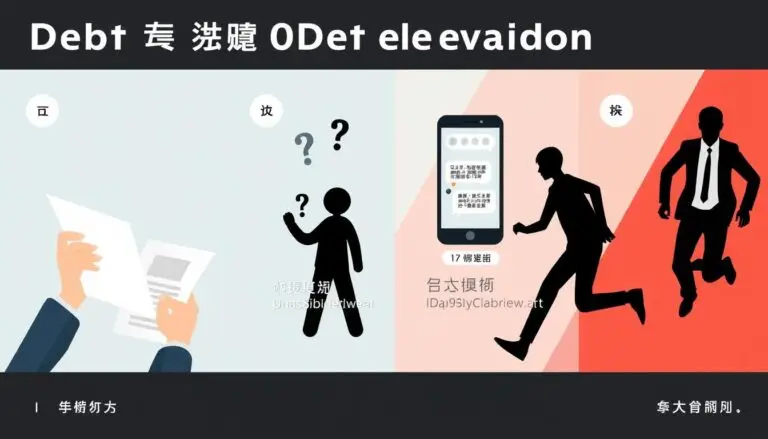 債務人惡意欠錢不還的常見情境示意圖