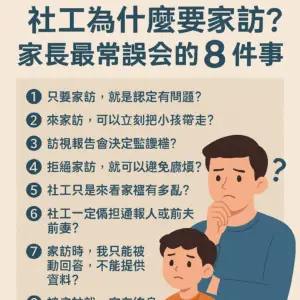 社工為什麼要家訪?家長最常誤會的8件事 三方徵信社-律師見證/合約保證 社工為什麼要家訪