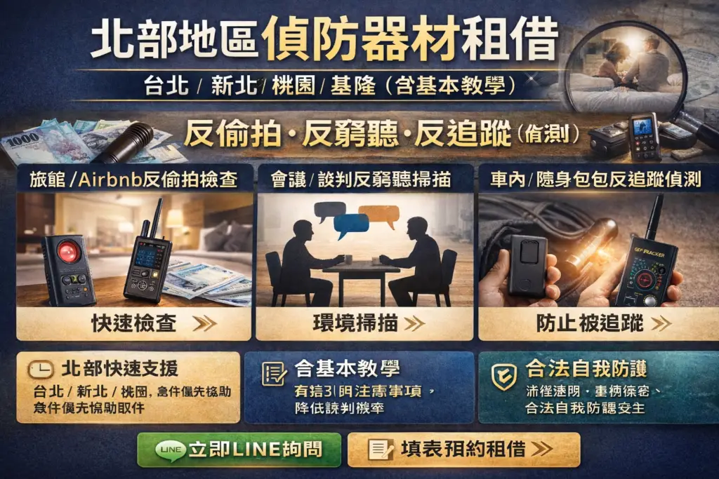 偵防器材租借|徵信器材出租|5 大常見需求與解決方案 三方徵信社-律師見證/合約保證 偵防器材租借