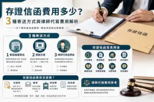 存證信函費用