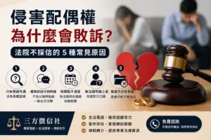 侵害配偶權敗訴