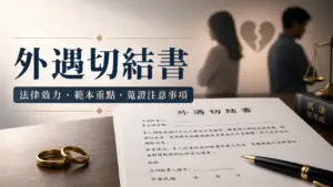 外遇切結書