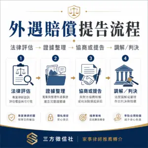 外遇賠償提告流程