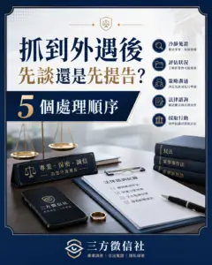 抓到外遇後