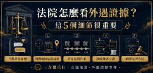 外遇求償