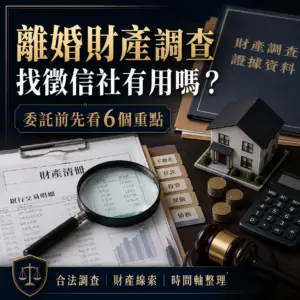 離婚財產調查