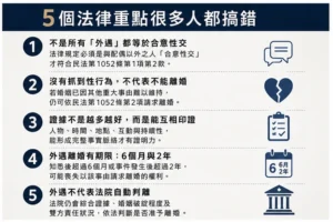 外遇可以離婚