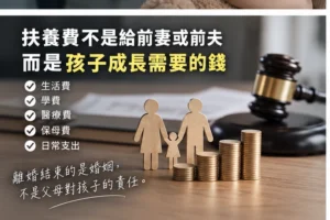 扶養費是孩子成長需要的錢