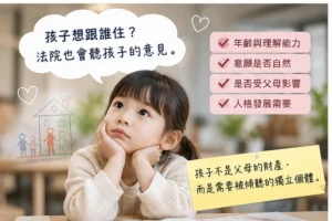 外遇監護權_03_孩子意願法院會看嗎