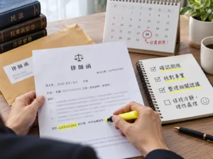 收到律師函怎麼辦
